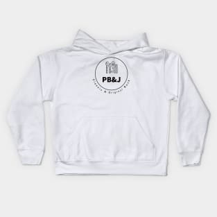 PB&J Logo BLK Kids Hoodie